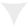 vidaXL Sunshade Sail Oxford Fabric Triangular 4x4x4 m White