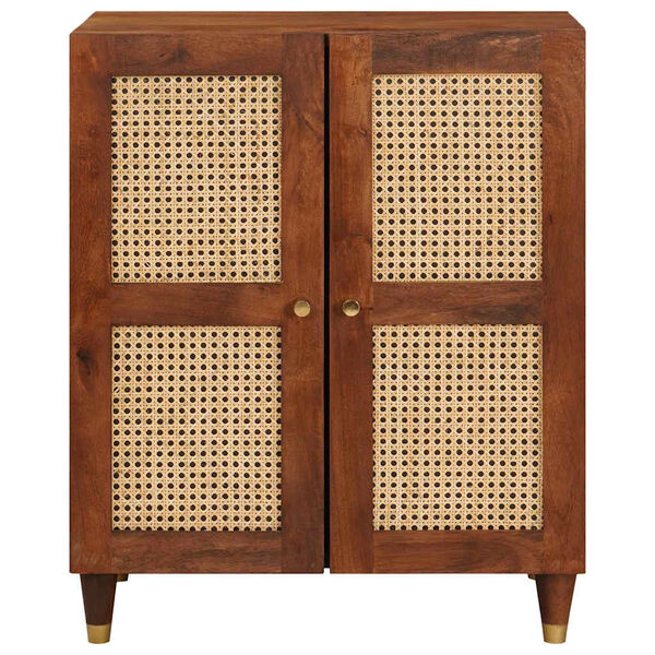 vidaXL Sideboard Brown 60 x 33 x 75 cm Solid Mango Wood