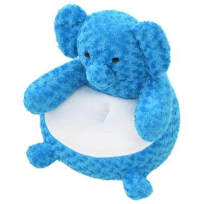 vidaXL Elephant Cuddly Toy Plush Blue