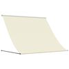 vidaXL Retractable Awning Cream 200x150 cm Fabric and Steel