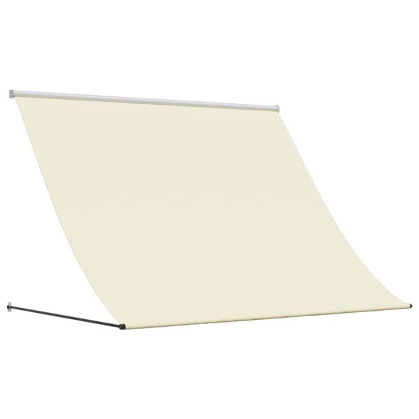 vidaXL Retractable Awning Cream 200x150 cm Fabric and Steel