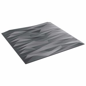vidaXL Wall Panels 48 pcs Stone Grey 50 x 50 cm XPS Foam