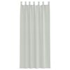 vidaXL Voile Curtains with Loops 2 pcs Light Grey 140x225 cm