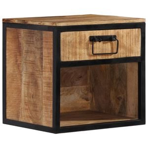 vidaXL Bedside Cabinet 40x35x40 cm Solid Wood Mango