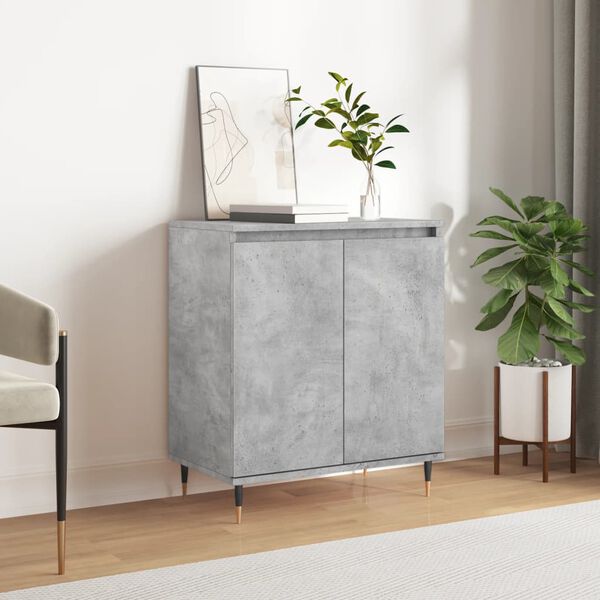 vidaXL Sideboard Concrete Grey 60x35x70 cm Engineered Wood