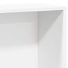 vidaXL Bookcase White 60x24x120 cm Engineered Wood