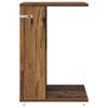 vidaXL Side Table with Wheel Old Wood 40 x 35 x 60 cm Engineered Wood