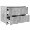 vidaXL Storage Cabinet Concrete Grey 80 x 48 x 57 cm Engineered Wood