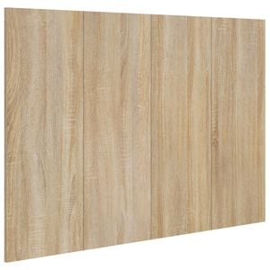 vidaXL Bed Headboard Sonoma Oak 120x1.5x80 cm Engineered Wood