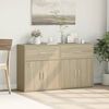 vidaXL Sideboards 2 pcs Sonoma Oak 60x31x70 cm Engineered Wood