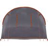 vidaXL Tunnel Tent with Roof Grey and Orange 740 x 370 x 220 cm