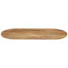 vidaXL Table Top 110x50x2.5 cm Oval Solid Wood Mango