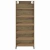 vidaXL Highboard Artisan Oak 69.5 x 34 x 180 cm Engineered Wood