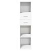vidaXL Highboard White 30x42.5x124 cm Engineered Wood
