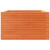 vidaXL Garden Planter Wax Brown 80x80x46 cm Solid Wood Pine