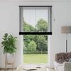 vidaXL Venetian Blind Manual Adjustable Black 213 x 120 cm PVC