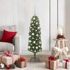 vidaXL Artificial Christmas Tree with 150 LEDs with Stand Green 120 cm