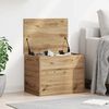 vidaXL Storage Box Artisan oak 60 x 42 x 46 cm Engineered Wood