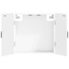 vidaXL Dartboard Cabinet HOORN High Gloss White 52.5 x 10.5 x 53.5 cm