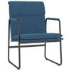 vidaXL Lounge Chair Blue 55x64x80 cm Fabric