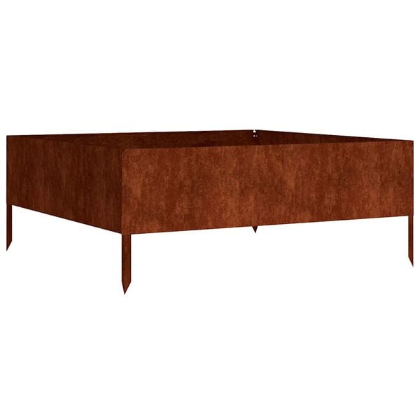 vidaXL Garden Raised Bed 100x100x41 cm Corten Steel