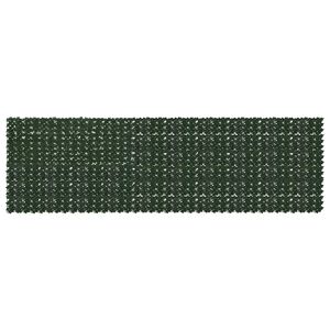 vidaXL Balcony Screen with Leaves Dark Green 500 x 150 cm