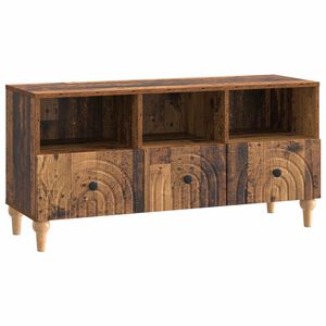 vidaXL TV Cabinet 102 x 34.5 x 50 cm Old Wood Engineered Wood