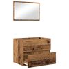 vidaXL Bathroom Furniture Set 2 pcs Old Wood 57 x 37 x 45 cm