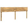 vidaXL Live Edge Headboard ROSTOCK White 180 cm Solid Acacia Wood