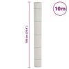 vidaXL Weed Membrane White 1x10 m PP