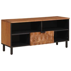 vidaXL TV Cabinet with Drawer Acacia Brown Finish 100 x 33 x 46 cm