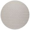 vidaXL Area Rugs Round Cream &Oslash; 120 CM