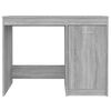 vidaXL Desk Grey Sonoma 100x50x76 cm Engineered Wood