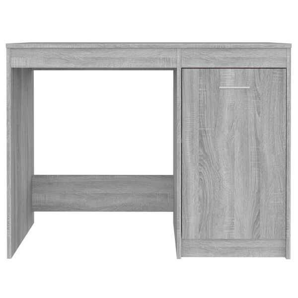 vidaXL Desk Grey Sonoma 100x50x76 cm Engineered Wood