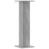 vidaXL Speaker Stands 2 pcs Grey Sonoma 30x30x95 cm Engineered Wood