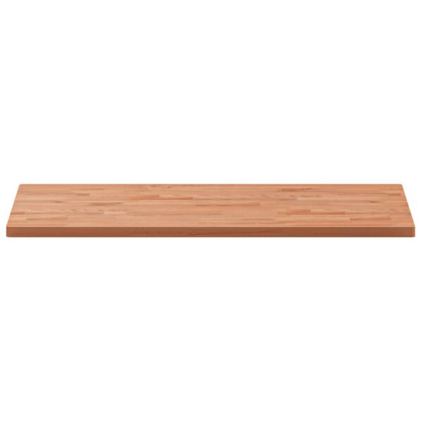 vidaXL Table Top 100x50x2.5 cm Rectangular Solid Wood Beech