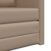 vidaXL Sofa Bed Cappuccino 74 x 77 x 81 cm Artificial Leather