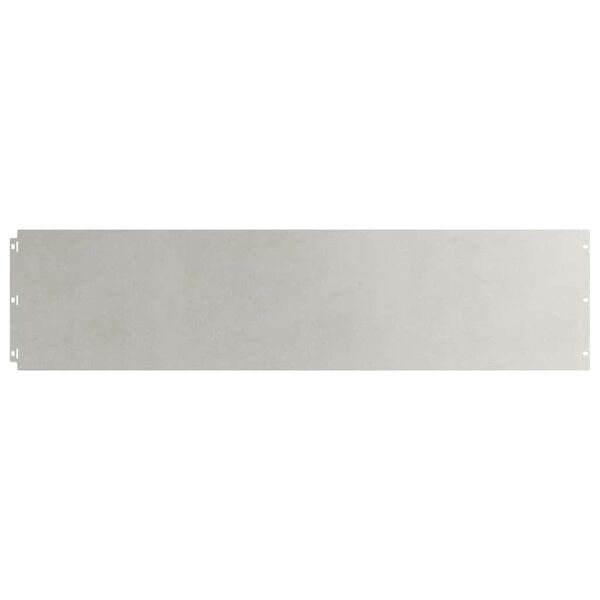 vidaXL Lawn Edgings 10 pcs 25x103 cm Stainless Steel