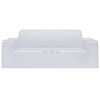 vidaXL 2-Seater Stretch Couch Slipcover White Polyester Jersey