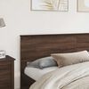 vidaXL Headboard Brown Oak 200 cm Engineered wood