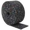 vidaXL Rubber Granulate Roll Black 1000 x 10 x 0.3 cm Rubber