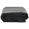 vidaXL Tarpaulin Black 1.5x2 m 650 g/m&sup2;
