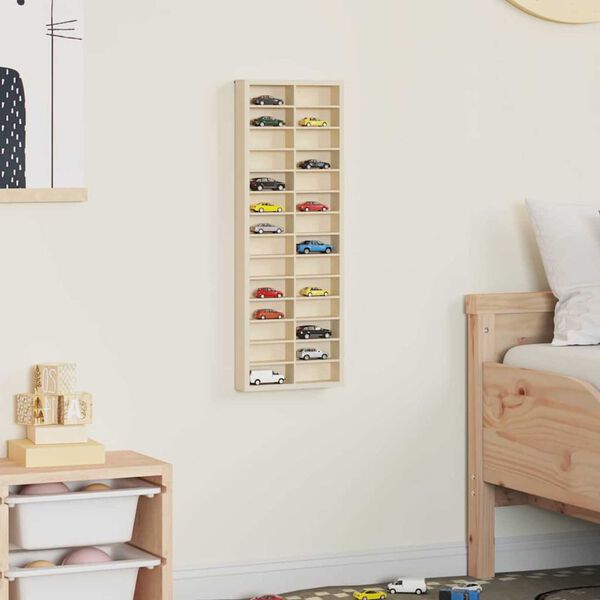 vidaXL Display Case Brown 21 x 4.5 x 59 cm Engineered wood