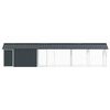 vidaXL Bird Cage Anthracite 630 x 103 x 142 cm Galvanised Steel