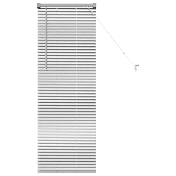 vidaXL Venetian Blinds Height Adjustable Silver 130 x 45 cm Aluminium