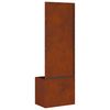 vidaXL Garden Privacy Screen Rusty 50 x 32 x 150 cm Weathering steel