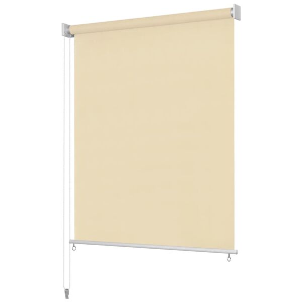 vidaXL Outdoor Roller Blind 140x230 cm Cream