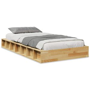 vidaXL Bed Frame without Mattress 80x200 cm Solid Wood Oak