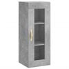 vidaXL Highboard Concrete Grey 34.5x34x180 cm Engineered Wood