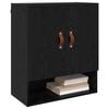 vidaXL Wall Cabinet Black oak 60 x 31 x 70 cm Engineered wood